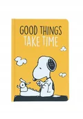 Notesy i bloczki - Notes premium A5 Snoopy Lazy Days 96 czystych kartek Notatnik dla dzieci - miniaturka - grafika 1