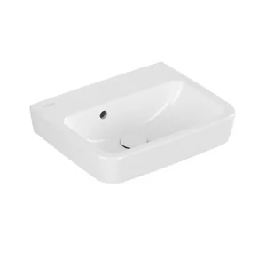 Villeroy & Boch O.novo Umywalka wisząca mała 45x37 cm bez otworu na baterię z przelewem weiss alpin 43444J01 - Umywalki - miniaturka - grafika 1