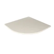 Brodziki prysznicowe - Brodzik półokrągły New Trendy Nex 80x80x3,5 konglomerat beż struktura B-0481 - miniaturka - grafika 1