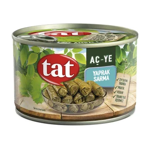 Liście winogron faszerowane ryżem Tat 400 g – tureckie dolmades - Pasztet i przetwory mięsne - miniaturka - grafika 1