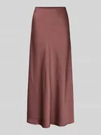 Spódnice - Długa spódnica z satyny z elastycznym pasem model ‘Vicky’ - miniaturka - grafika 1