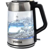 Czajniki elektryczne - DZBANEKBEZPRZEWODOWY SZKLANY PODŚWIETLENIE LED 2200W SN0617L-12 - miniaturka - grafika 1