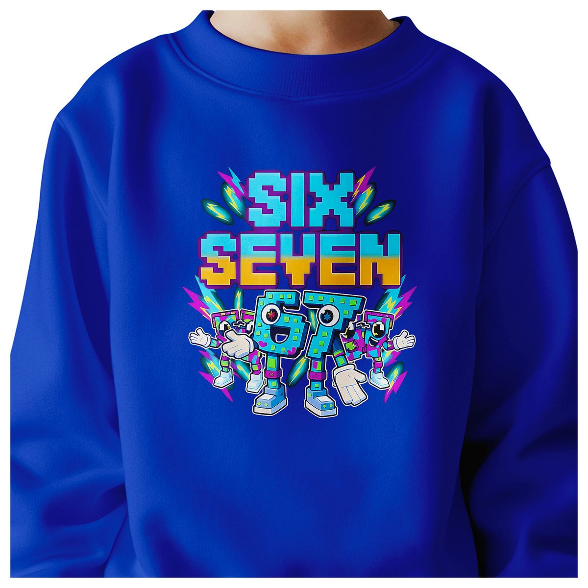 BLUZA DZIECIĘCA 67 SIX SEVEN KLOCKI VIRAL DLA CHŁOPCA DZIEWCZYNKI 104