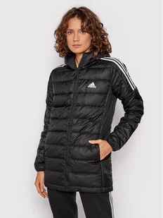 adidas Kurtka puchowa GH4590 Czarny Slim Fit - Kurtki damskie - miniaturka - grafika 1