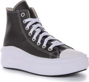Converse CT AS Move Platform damskie trampki z wysoką cholewką w kolorze czarno-białym - 8 United Kingdom - 41.5 EU - 10 US / Black and white - Trampki damskie - miniaturka - grafika 1