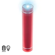 Latarki - Silica dmm275 – Power Bank latarka cylindryczna 2600 mAh, czerwona - miniaturka - grafika 1