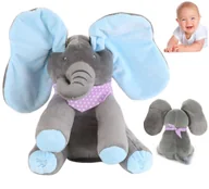 Maskotki i pluszaki - Interaktywny Słonik Akuku Słoń Maskotka Mówi Gra U477N - miniaturka - grafika 1