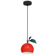 Lampy sufitowe - Lampa wisząca czerwone jabłko z liściem APPLE 8942 Luminex LX8942 - miniaturka - grafika 1