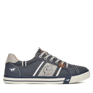 Sneakersy Mustang 4072-317 Granatowy - Sneakersy męskie - miniaturka - grafika 1