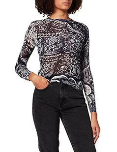 Desigual T-shirt damski Ts_Eden, niebieski, L - Koszulki i topy damskie - miniaturka - grafika 1