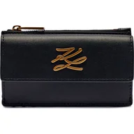 Etui na dokumenty i karty - Karl Lagerfeld Skórzane etui na karty K/AUTOGRAPH - miniaturka - grafika 1
