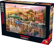 Puzzle - Anatolian Puzzle 3000 elementów. Restauracja z widokiem na port - miniaturka - grafika 1