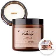 Świece - Korzenna Naturalna Świeca Sojowa w Słoiku o Zapachu Piernika - miniaturka - grafika 1