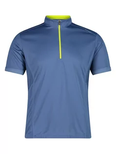 Koszulki sportowe męskie - CMP Koszulka funkcyjna w kolorze niebieskim - grafika 1