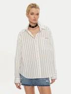 Koszule damskie - Miss Sixty Koszula 6L3XJ0320000 Biały Regular Fit - miniaturka - grafika 1