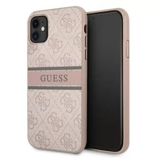 Guess nakładka do iPhone 11 GUHCN614GDPI różowa hard case 4G Stripe 8_2274745 - Etui i futerały do telefonów - miniaturka - grafika 1