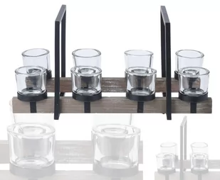 ASJ Commerce Świecznik na 8 TEALIGHT CC5056030 - Świeczniki - miniaturka - grafika 1