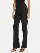 Spodnie damskie - Morgan Spodnie materiałowe 242-PFIBY.F Czarny Regular Fit - miniaturka - grafika 1