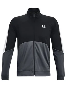 Under Armour Kurtka sportowa w kolorze czarno-szaro-białym - Kurtki i kamizelki sportowe damskie - miniaturka - grafika 1