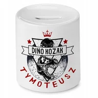 Skarbonki - Skarbonka 330 ml Dla Tymoteusza Syna Dziecka z Nadrukiem ze Zdjęciem + Opakowanie na prezent (wzór 01) - miniaturka - grafika 1