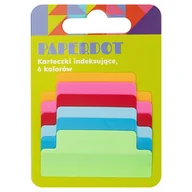 Zakładki indeksujące - Paperdot, Karteczki samoprzylepne, 6 kolorów - miniaturka - grafika 1