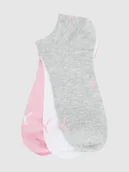 Skarpetki damskie - Krótkie skarpety z detalami z logo w zestawie 3 szt. - miniaturka - grafika 1