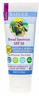Balsamy i kremy do opalania - Badger Sunscreen Cream 30 Clear Zink Unscented, 87 ml - miniaturka - grafika 1