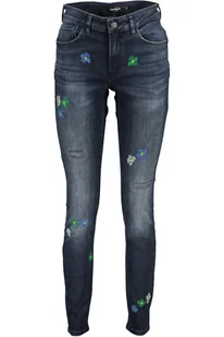 DESIGUAL DENIM JEANSY NIEBIESKIE - Spodnie damskie - miniaturka - grafika 1