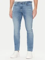 Spodnie męskie - BOSS Jeansy Delaware Bo 50537800 Niebieski Slim Fit - miniaturka - grafika 1