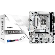 Płyty główne - ASRock B760M-HDV/M.2 WHITE - 90-MXBMJ0-A0UAYZ - miniaturka - grafika 1