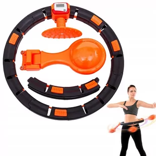 Koło Hula Hop Składane Z Obciążnikiem Led Licznik - Pozostały sprzęt i akcesoria do ćwiczeń - miniaturka - grafika 1