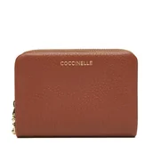 Portfele - Mały Portfel Damski Coccinelle E2 TBM 11 E9 01 Brązowy - miniaturka - grafika 1