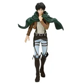 Figurki dla dzieci - Banpresto Eren Yeager Grandista 28cm Figurka z Attack on Titan - Detaliczna Wersja - miniaturka - grafika 1