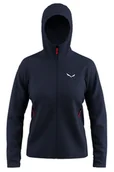 Bluzy damskie - Salewa Bluza trekkingowa damska Puez Rocca PL Hooded Women granatowa 36_S - miniaturka - grafika 1