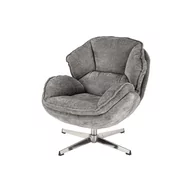 Fotele - Fotel Wypoczynkowy Guido Popiel Halmar - miniaturka - grafika 1