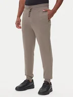 Spodnie sportowe męskie - HUGO Spodnie dresowe Dayote232 50489617 Beżowy Regular Fit - miniaturka - grafika 1