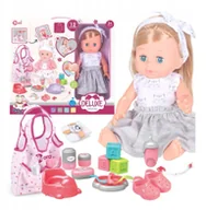 Akcesoria dla lalek - Lalka bobas jak żywa duża akcesoria interaktywna mówi siusia ubranko - miniaturka - grafika 1