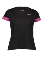Koszulki i topy damskie - Mizuno Koszulka w kolorze czarno-różowym - miniaturka - grafika 1