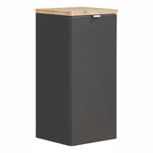 Szafki łazienkowe - Niska Szafka Capri Cosmos 811 Z Koszem Na Pranie - miniaturka - grafika 1