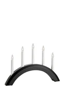 Lampy stojące - Świecznik Avento 705955 5Xe10 Czarny - miniaturka - grafika 1