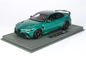Samochody i pojazdy dla dzieci - Bbr Alfa Romeo Giulia Gtam Verde Montre 1:18 Bbrc1852C - miniaturka - grafika 1