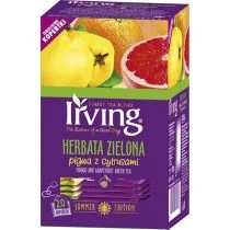 Irving HERBATA ZIELONA PIGWA Z CYTRUSAMI 20 KOP 1,5 G X 20 KOPERTEK) zakupy dla domu i biura 54728241 - Herbata - miniaturka - grafika 2