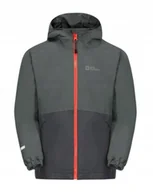 Kurtki i płaszcze dla dziewczynek - Jack Wolfskin Iceland 3 W 1 Jacket Kids, kurtka softshell, rozmiar 128 - miniaturka - grafika 1
