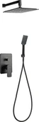 Zestawy prysznicowe - Valvex 2454570-MBK ZESTAW NATRYSKOWY PODTYNK. LOFT BLACK VALVEX CARRE // BV.2454570-MBK - miniaturka - grafika 1