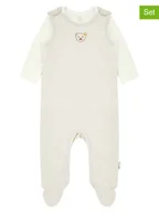Śpiochy dla niemowląt - Steiff 2-częściowy zestaw w kolorze beżowo-kremowym - miniaturka - grafika 1