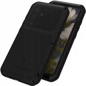 Etui i futerały do telefonów - LOVE MEI Etui pancerne + szkło Powerful do Galaxy S25 Plus, czarne - miniaturka - grafika 1