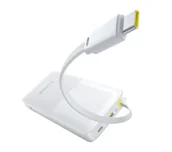 Powerbanki - Baseus Bipow 2 Digital Display 10000mAh 20W Biały - miniaturka - grafika 1