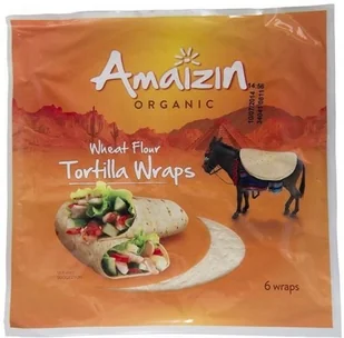Amaizin Tortilla Wraps BIO 240g - Zdrowa żywność - miniaturka - grafika 2