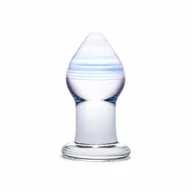 Dilda analne - glas Glas - Amethyst Rain Glass Butt Plug - miniaturka - grafika 1
