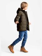 Kurtki i płaszcze dla chłopców - Chłopięca kurtka zimowa z kapturem J-OSBERT JUNIOR - Volcano - miniaturka - grafika 1